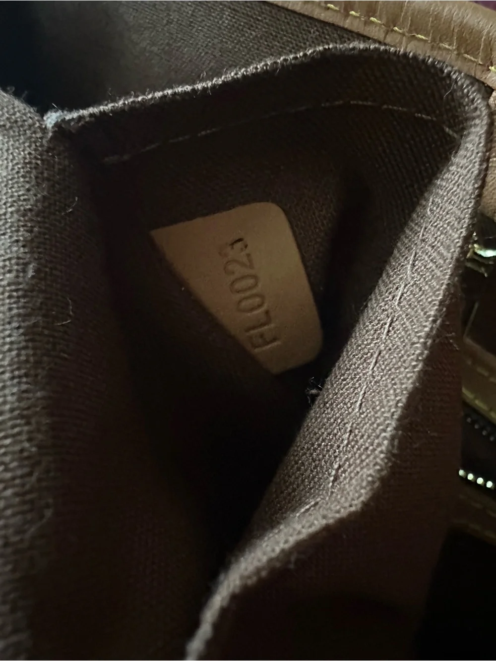 Classic Brown Leather LV Bag